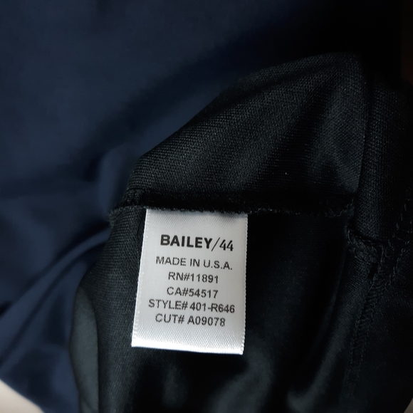 NWT Bailey 44 decollete midnight sheath dress - Picture 4 of 5